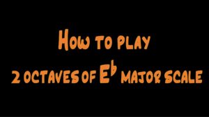 How to play 2 octaves of Eb major scale | Violin