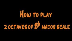 How to play 2 octaves of Bb major scale | Violin