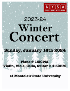 NYSA 2023-24 Winter Concert