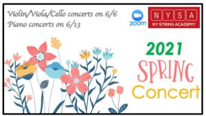 2021 Spring Virtual Concert Program