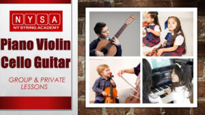 Group & Private Lessons For Violin, Viola, Cello, Guitar and Piano