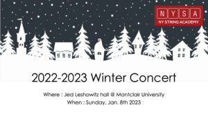 NYSA 2022-23 Winter Concert Registration